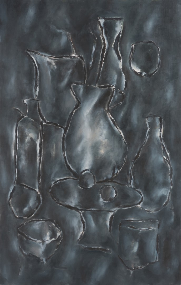 Reli&euml;f (naar Heda en Verwey) (2018), 61 x 39 cm, oil on panel (private collection)
